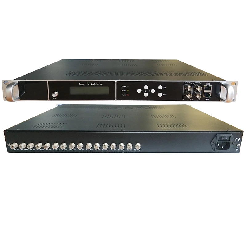 

DVB-T2 DVB-S2 DVB-T DVB-C ATSC ISDBT RF to RF IP ASI Hotel IPTV CATV 8 channel tuner Receiver Modulator