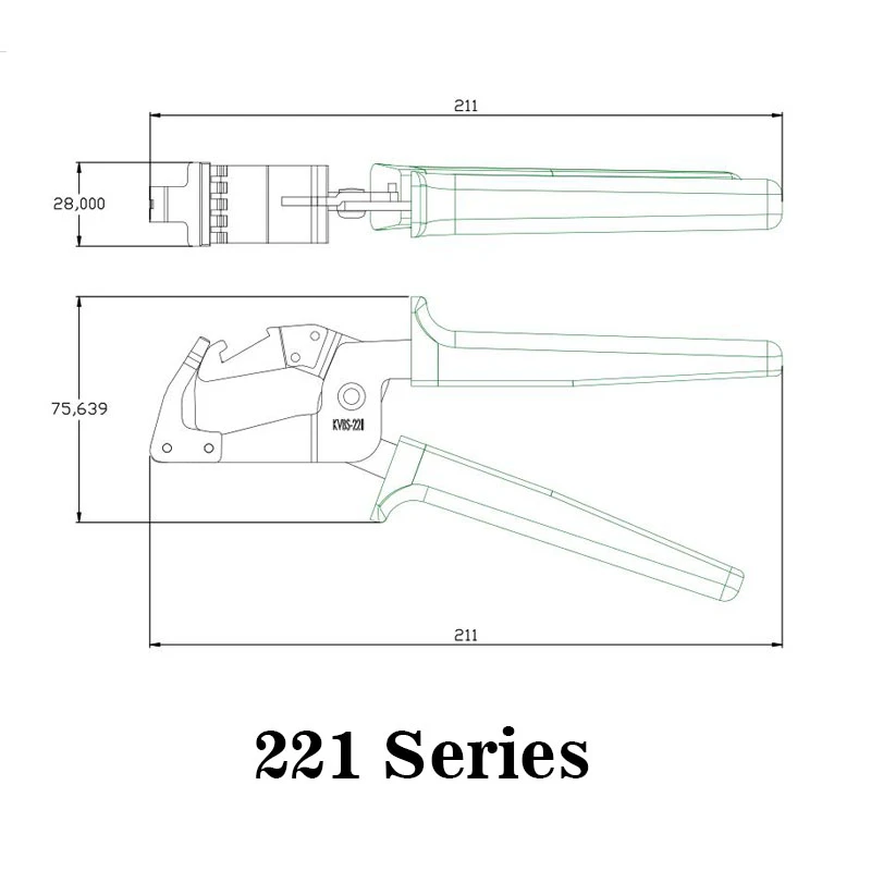 Wire Connector Special Pliers Tools 222 Wire Stripping Terminal Crimp Connector Tool Parts Multifunctional Electrician Hand Tool