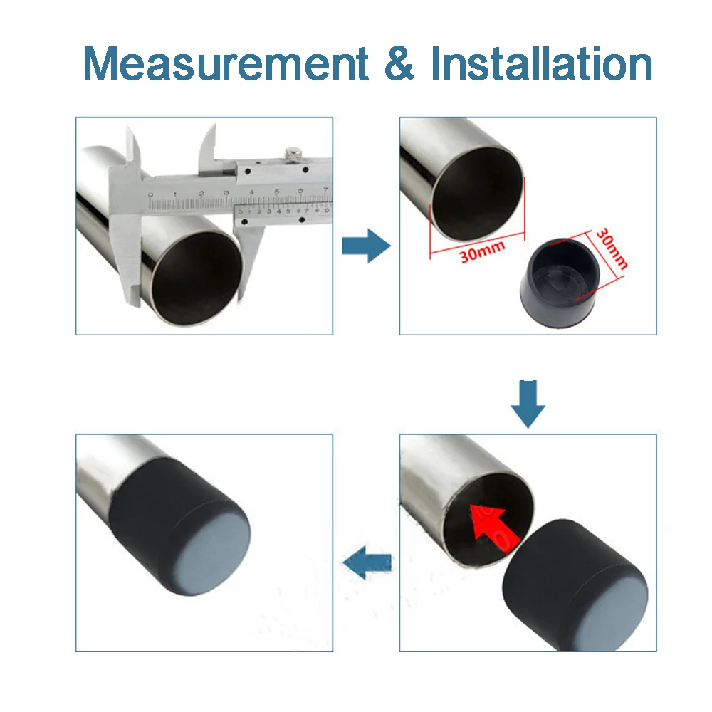Rubber Chair Ferrules Anti Scratch Floor Protector Table Feet Leg Cap End
