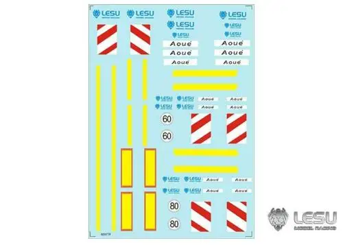 

Decal Sticker for 1/14 LESU Hydraulic Plate Tamiyay RC Tractor Truck Dumper Remote Control Toys Car Model Th16968-Smt3