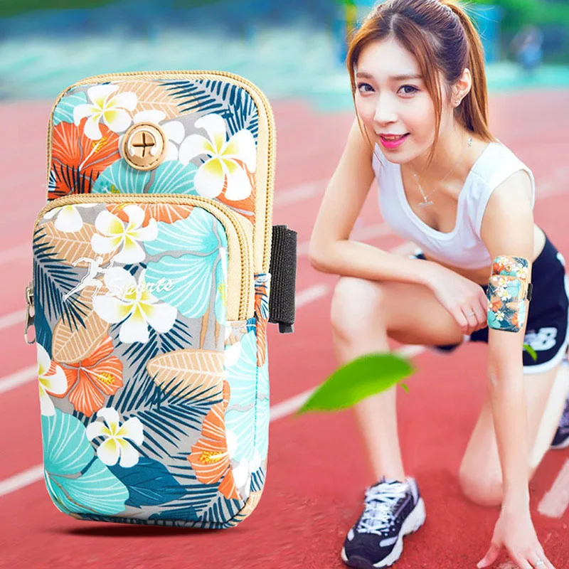 

Universal Sport Running Arm Cell Phone Bag Case Breathable Jogging Fitness Hiking Phone Bag Pouch Gadget Card Key Holder Pocket