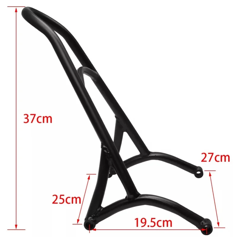 Custom Passenger Backrest Bracket Sissy Bar Luggage Rack For Harley Iron XL 1200 XL1200 XL1200N XL1200C XL1200X XL1200R