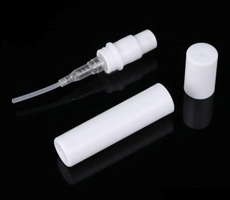 Wholesale Empty Sample Spray Bottles 2ml 3ml 4ml 5ml White Plastic Perfume Bottle Vials 1000pcs/lot SN77