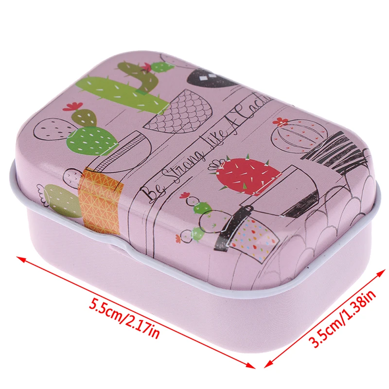 Portable Pill Box Metal Packing Tin Jar Boxes Small Medicine Case Cans Coin Headphones Moisture-proof Travel Pill Box 12 Styles