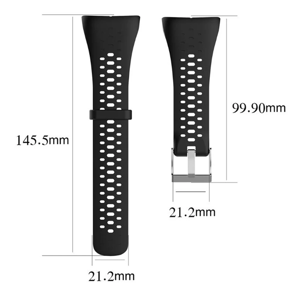 Silicone Bracelet Strap For Polar M400 M430 GPS Sports Watch Band Replacement Watchband