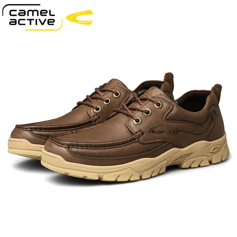 

Camel Active New 2020 Genuine Leather Men's Shoes Fashion Set Foot Soft Cowhide Lightweight Breathable Casual Shoes Men Loafers