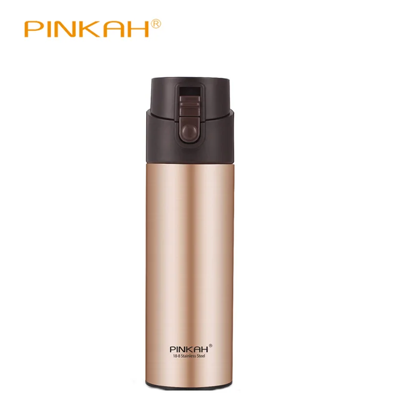 PINKAH 530ml Thermos Bottle With Tea Filter Vacuum Flask Sealed Leakproof Stainless Steel Milk Big Capacity Travel Insulated Cup