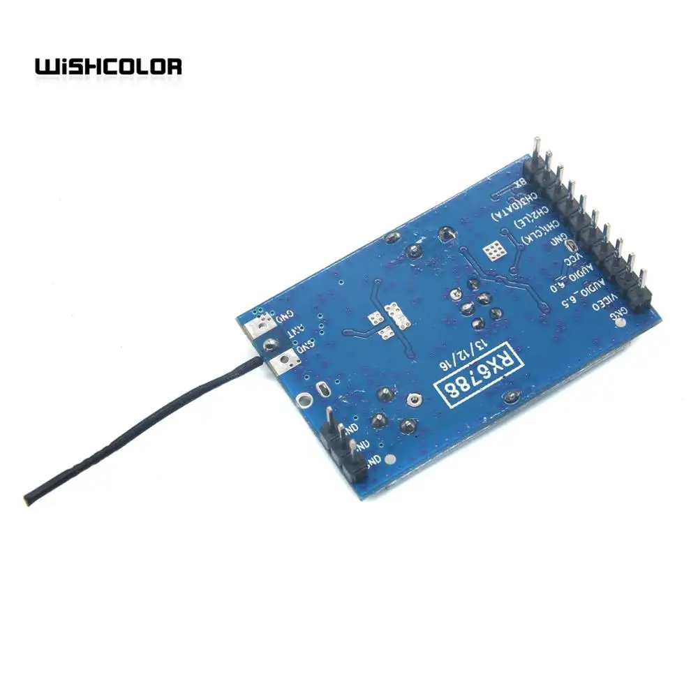 Wishcolor wideo FPV Stereo Audio AV 200mW 2.4Ghz bezprzewodowy moduł nadajnika + odbiornik