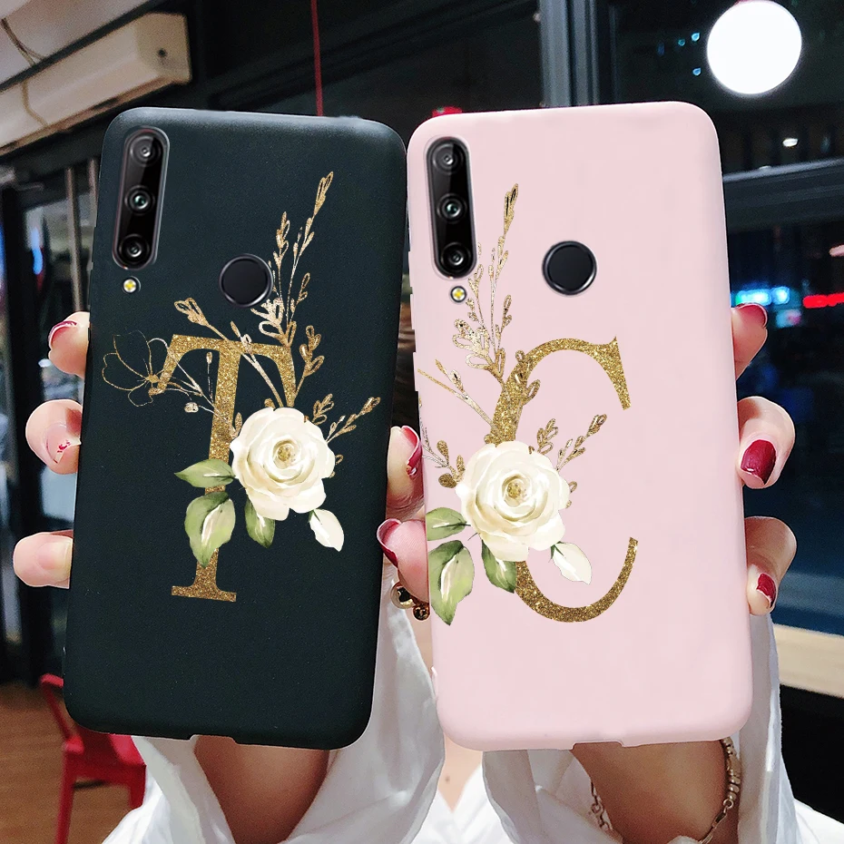 Cute Letters Silicone Soft Phone Case For Huawei Honor 9C cover Case on Honor 9C Honor9C 9 C A 9A P40 Lite E Case AKA-L29 Bumper