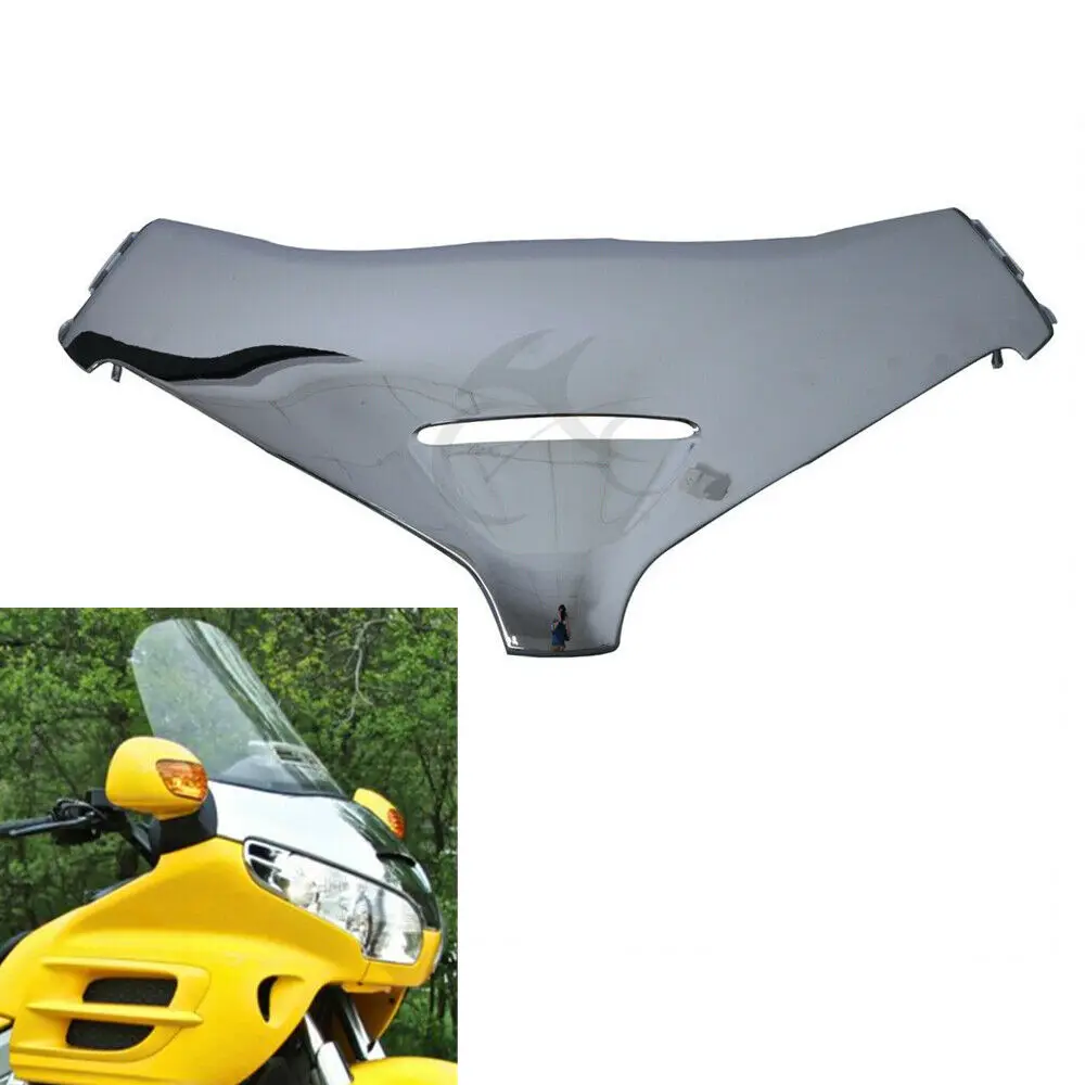 Motorcycle Front Windshield Panel Accent For Honda Goldwing 1800 GL1800 2001-2011 2002 2003 2004 2005 Unpainted/Chrome