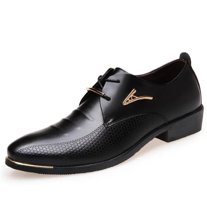 Men's Leisure Luxury Shoes 2021 Fashion Leather Shoes Large Office, Formal, Wedding, Social Mocha Shoes, Men's Leisure Shoes