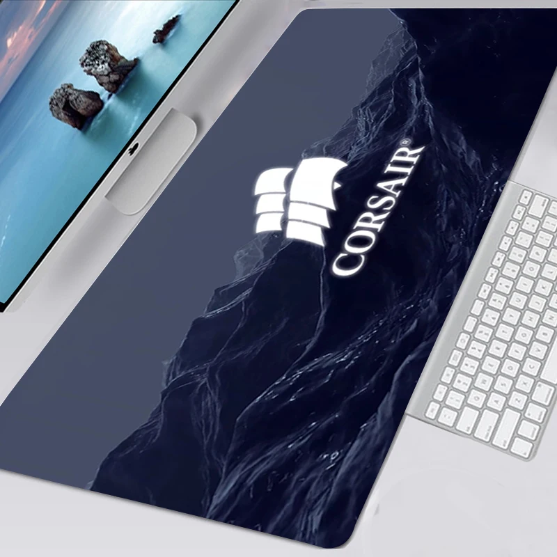 Corsair Logo XXL Miếng Lót Chuột 90X30 Padmouse Chơi Game Mousepad XL Bàn Phím Chuột Thảm Deskmat Mausepad Tapis De Souris tappetino Chuột