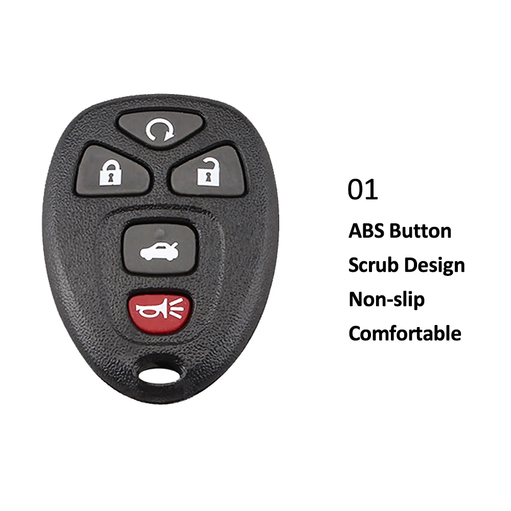 5 pulsanti Keyless Entry Remote per Chevy Cobalt Malibu Buick Allure Lacrosse Pontiac G5 G6 Grand Prix Solstice/Saturn Aura Sky