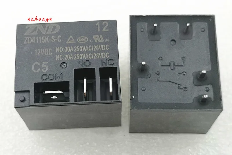 

ZD4115K-S-C Relay 12vdc 30a 250v