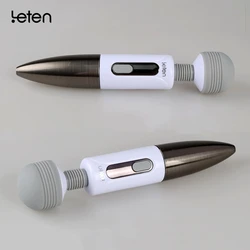 Leten Powerful Vibrator Sex Toys for Woman Huge Head Magic Wand Massager Rechargeable AV Vibrator Stimulate Nipple Clitoris