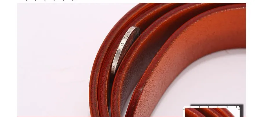 100 cm 105 cm 110 cm 115 cm Männer Frauen Echtes Leder Gürtel Reine Farbe Rot Gürtel Top Qualität Jeans Casual alle Spiel Dornschließe 2025 – Detail 3