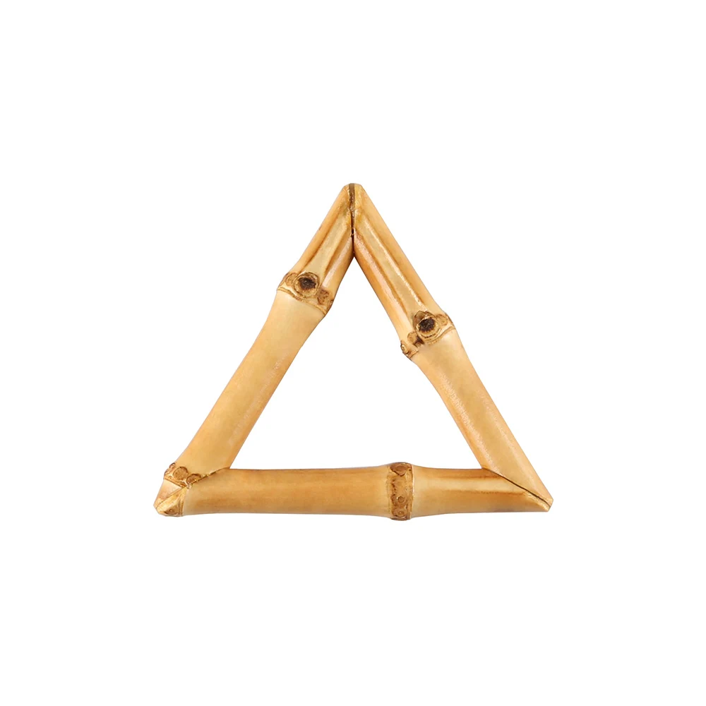 Restaurant Handmade Natural Wood Bamboo Root Triangle Napkin Ring
