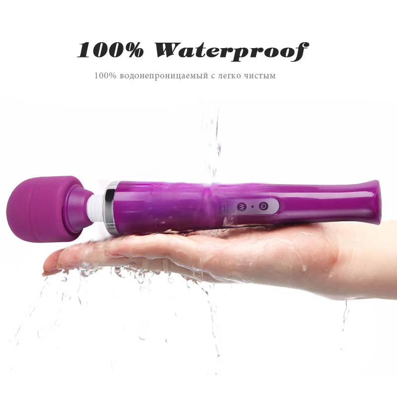 Huge Magic Wand Vibrators for Women USB Charge Big AV Stick Female G Spot Massager Clitoris Stimulator Adult Sex Toys for Woman