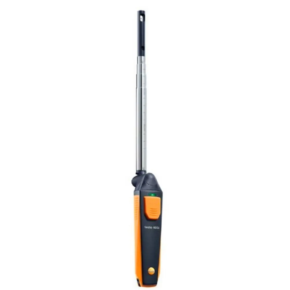 Testo 405i-Hot-wire Anemometer Wireless Smart Probe Measures Air Velocity, Volume Flow, and Temperature,0560 1405.