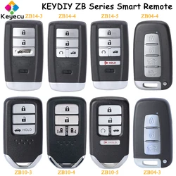 KEYECU KEYDIY KD ZB Series ZB14-3/4/5 ZB04-3/4 ZB10-3/4/5 dla Honda dla Hyundai dla Kia Style inteligentny zdalny kluczyk samochodowy dla KD-X2