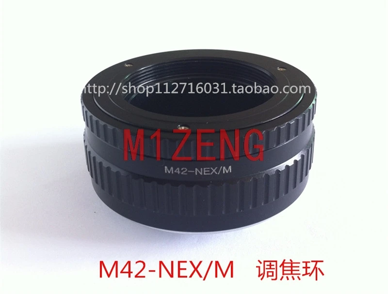 

m42-nex Macro Focusing Helicoid Adapter ring for m42 42mm lens to sony NEX-3/5N/6/7 A7 A7r a9 A7r4 a6300 A6000 a6500 camera