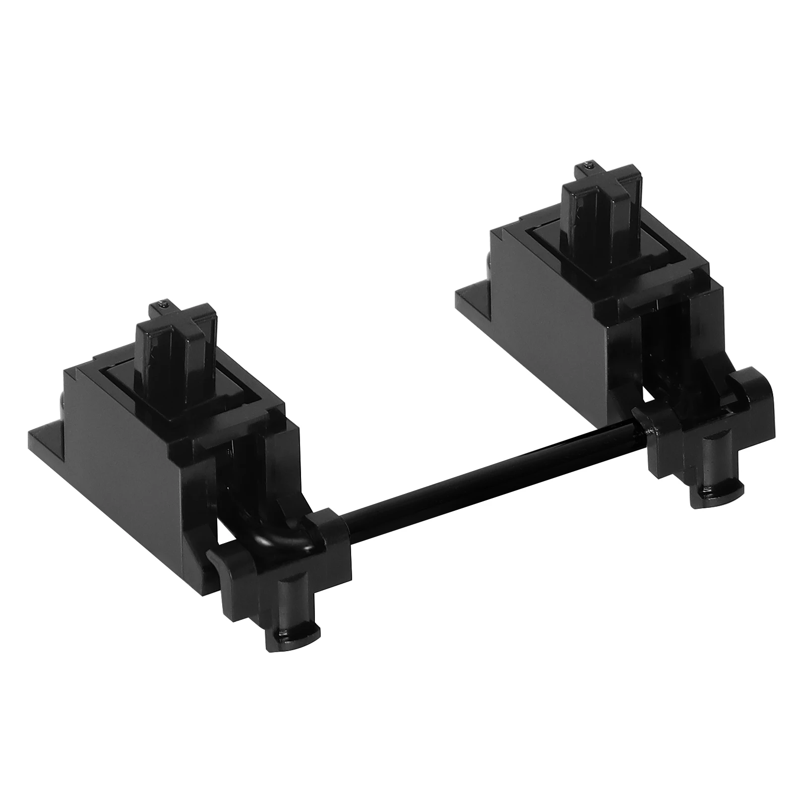 

DUROCK Black V2 PCB Mount Screw-in Stabilizer with Full Black Housing 2u 6.25u 7u Black Wires Nero V2 Stabilizers