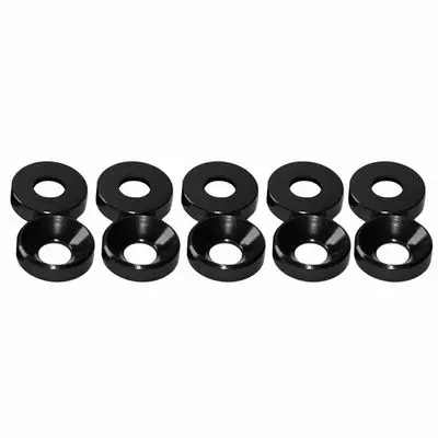 20 Stück M2 M3 M4 M5 M6 Aluminium bunt eloxiert Senkkopfschraube Unterlegscheiben Dichtung rot/grau/tiefblau/schwarz/lila