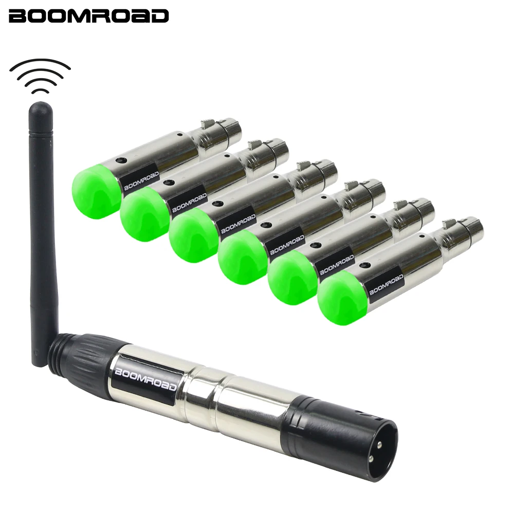 2.4G Wireless DMX Rechargeable Battery Wireless Dmx512 Transmitter and Receiver DMX Controller for LED Disco Light Moving Heads