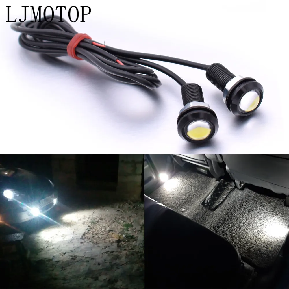 For Suzuki GSF600 Bandit BURGMAN 400 GS 1000 500E GT250 Eagle Eye LED Reverse Backup Light Daytime Running Signal Motorcycl Lamp