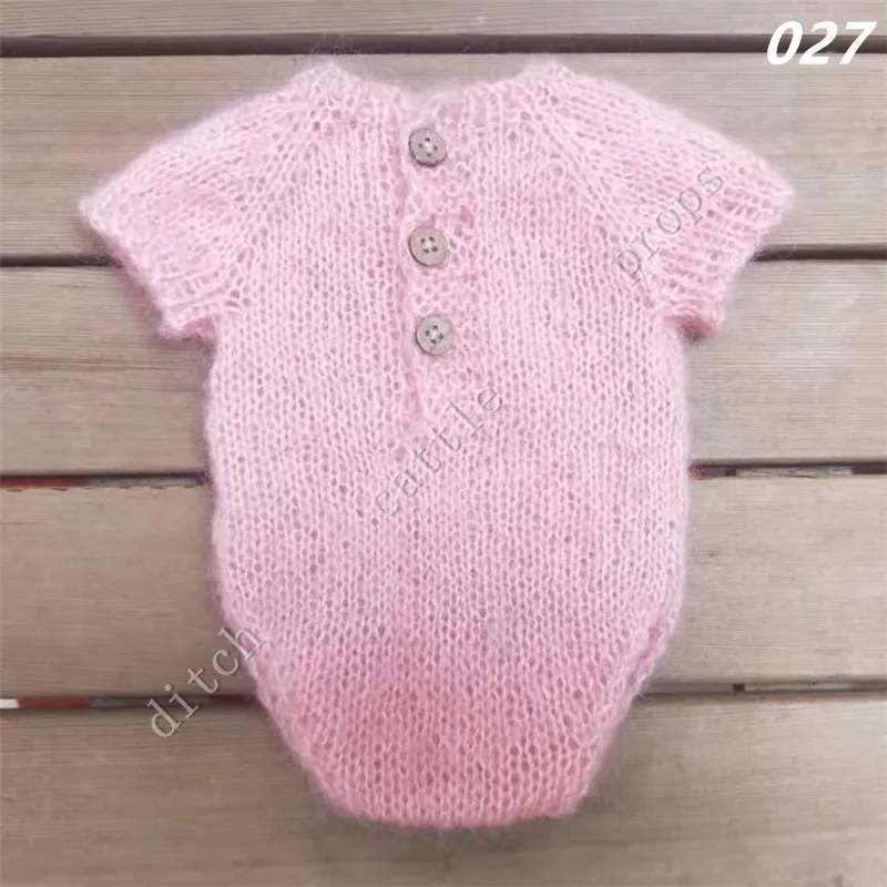 Newborn Photography Props Pants Baby Clothing Hand-Knitted Mohair Rompers