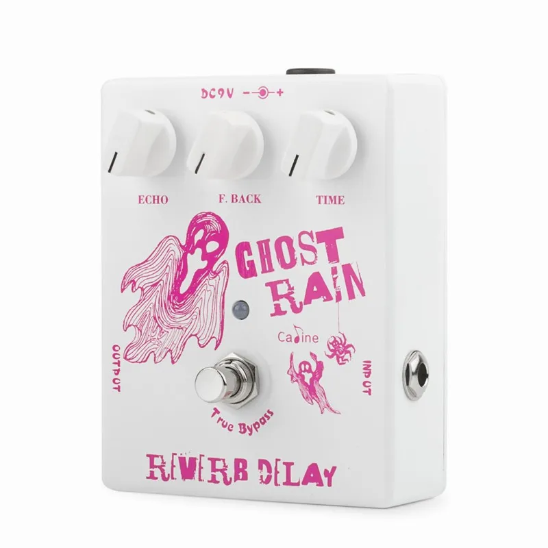 Imagem -02 - Ghost Rain Echo Delay Pedal Efeito Guitarra True Bypass Acessórios de Guitarra Caline-cp41