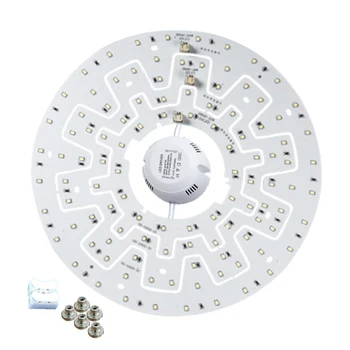 5730 LED 원형 천장 보드 원형 램프, 자석 나사 및 드라이버 포함, 천장 고정 장치, 12W, 18W, 24W  Best5