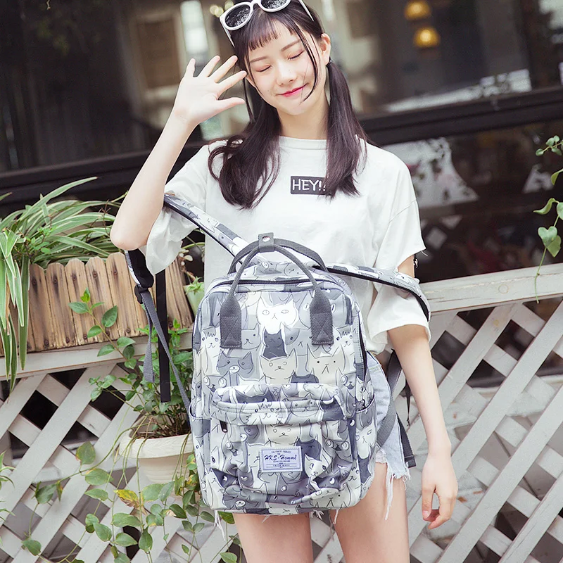 New Female Fashion Lady High Capacity Waterproof College Backpack Trendy Women Laptop School Bags Cute Girl Travel Book Bag Cool