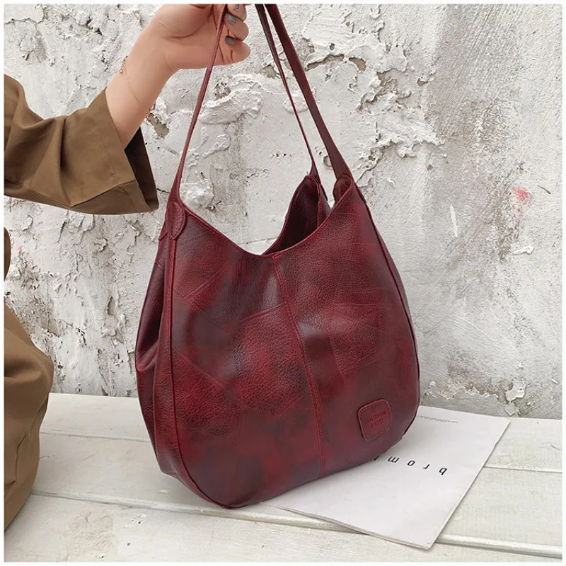 Yogodlns Vintage Frauen Handtasche Designer Luxus Handtaschen Frauen Schulter Tote Weibliche Top-griff Taschen Mode Marke – Detail 24