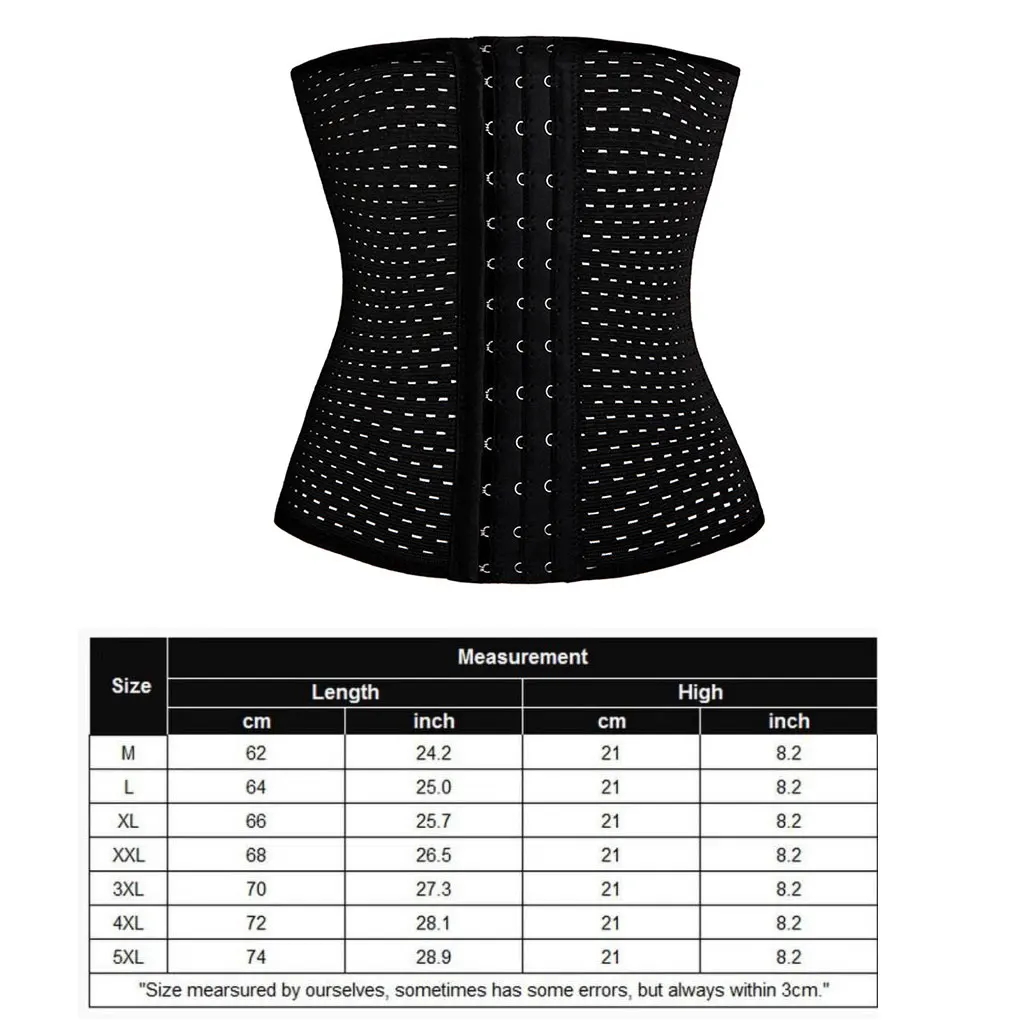 Women Fat Burning Shapewear Belly Control Elastic Spandex Corset Waist Training Body Shaper Cloth