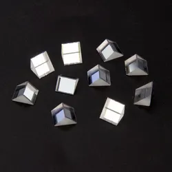 20PCS 5mm Factory Defective Optical Glass Mini Right Angle Prism Optics Experiment Instrument Rainbow Research Triangular Prisma