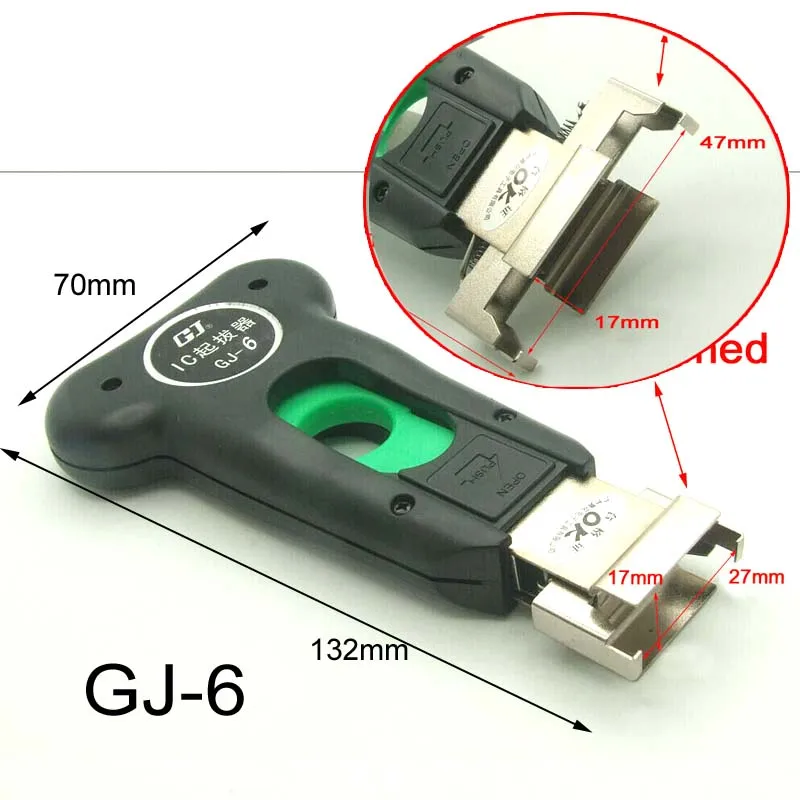1 Chiếc GJ-6 Bảng Mạch IC SMD Chip IC Máy Hút Công Cụ Xóa 24pin 28pin 40pin 42-Pin 600NL40