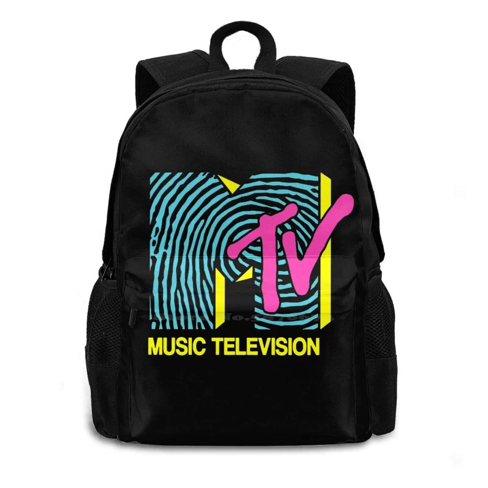 Beautiful Accidents Can Happen Travel Laptop Bagpack School Bags Mtv Music Music Video Music 80s Boombox