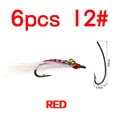 6 piezas rojas talla 12