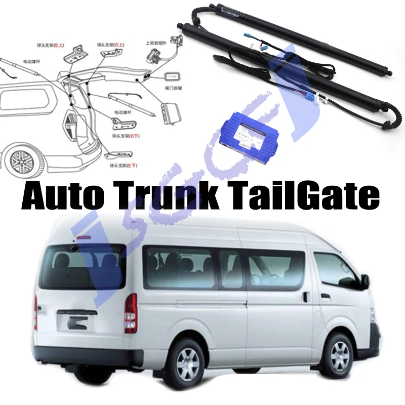 For TOYOTA RegiusAce Quantum Ventury H200 Car Power Trunk Lift Electric Hatch Tailgate Tail gate Strut Auto Rear Door Actuator