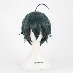 Danganronpa V3: Killing Harmony Shuichi Saihara Cosplay Wigs Short Heat Resistant Synthetic Hair Wig + Wig Cap