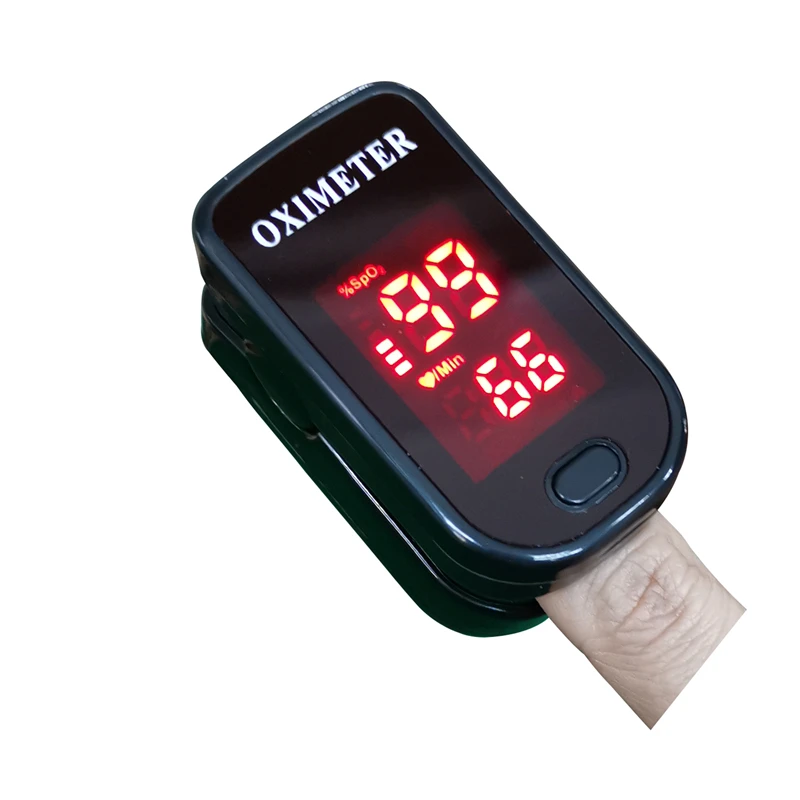 1pcs Fingertip Pulse Oximeter Oximetro de pulso de dedo Blood Oxygen Home finger Medical Heart Rate Monitor Pulsioximetro