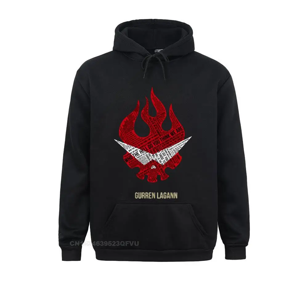 

Mens Geek Pullover Hoodie Gurren Lagann Typography Hoodie 5x Men Pullover Hoodie Streetwear Cotton Printed Cute Kawaii Clothes