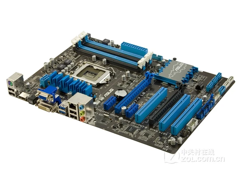 ASUS  P8H77-V LE  DDR3 32GB LGA 1155 SATA III H77 Desktop Motherboard Used