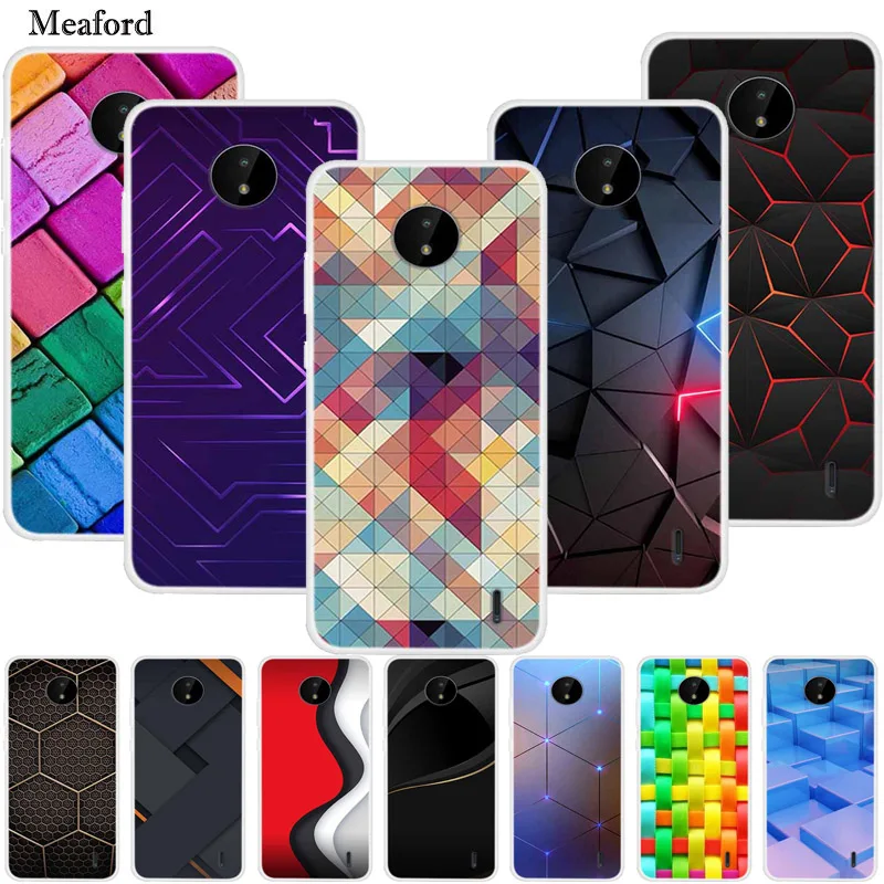 For Nokia C20 C10 Case Luxury Silicone TPU Soft Cover Phone Case for Nokia C01 Plus TA-1339 Shockproof Cool Funda Coque