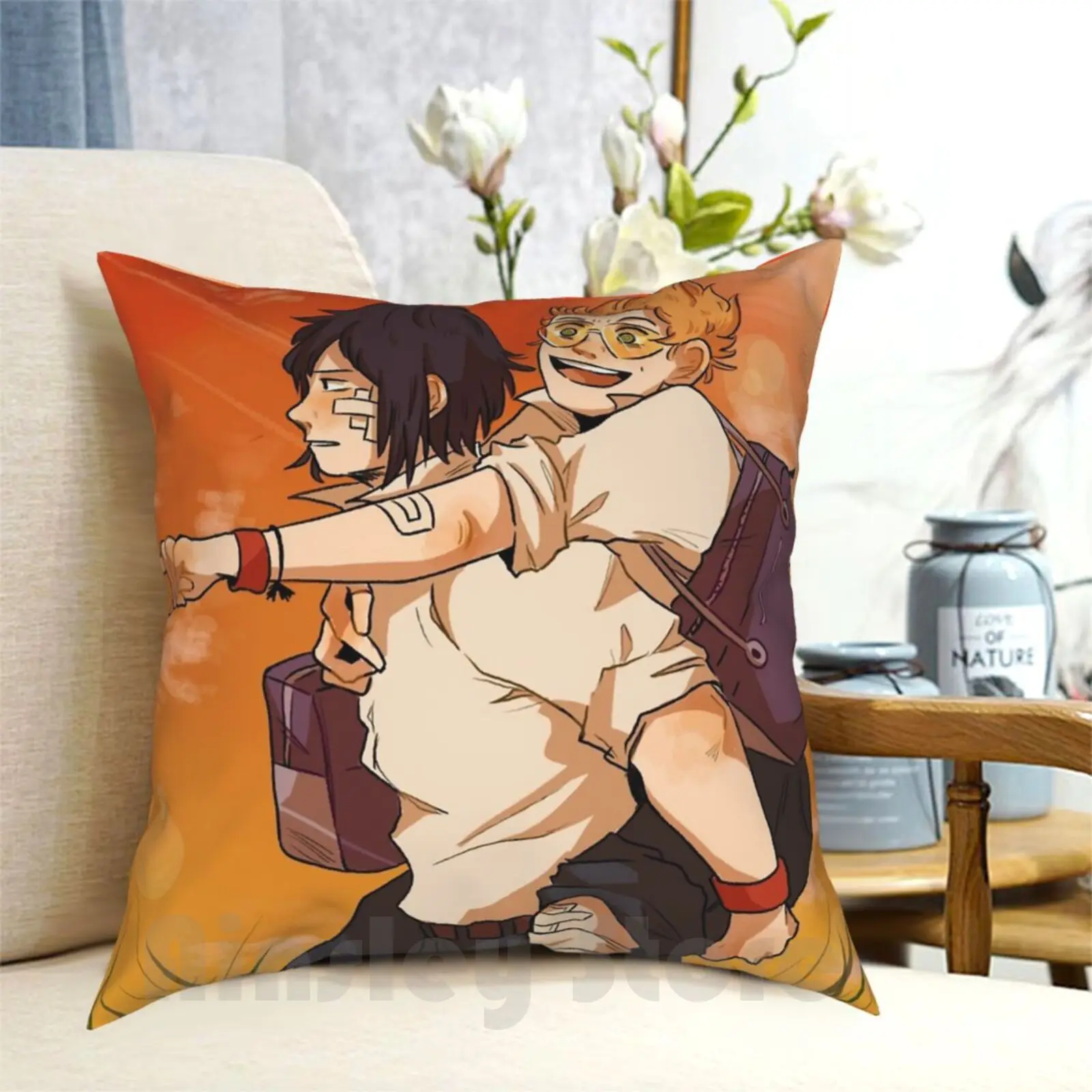 Young Erasermic Pillow Case Printed Home Soft DIY Pillow cover Bnha Boku No Hero Academia Mha Eraserhead Aizawa Shouta Mic