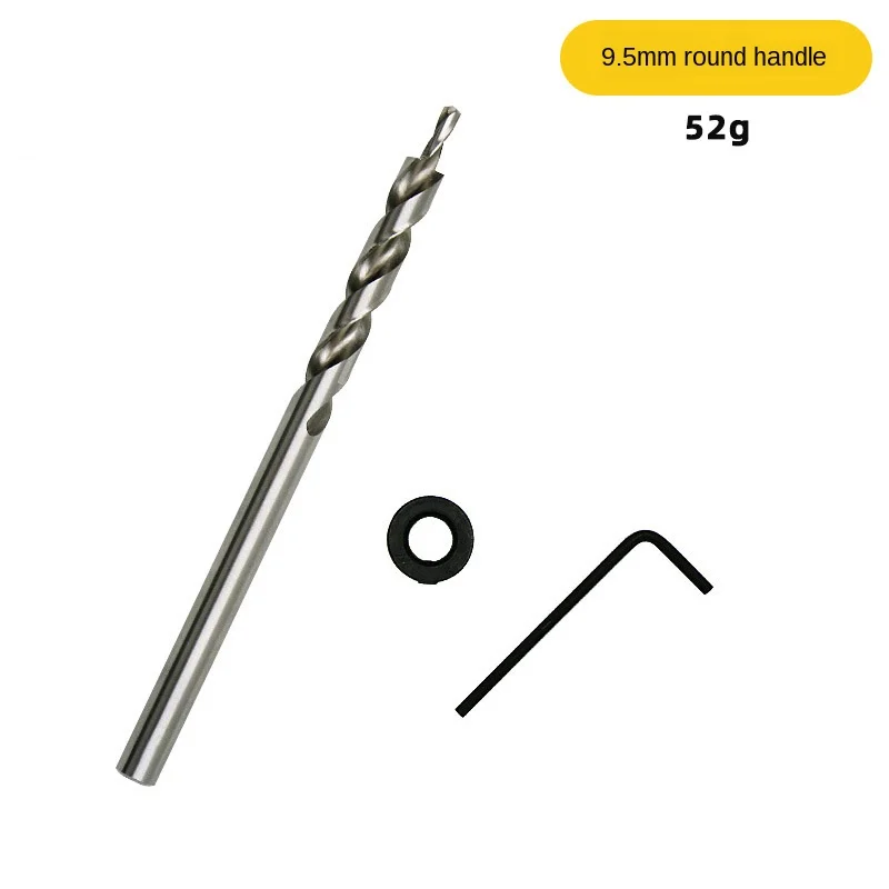 1/4 "Twist Bits เฉียงด้วย Collar และชุดประแจมือสำหรับ Kreg Pocket Hole เจาะ Jig ท่องเที่ยว9มม.9.5มม.อุปกรณ์ทำมือ