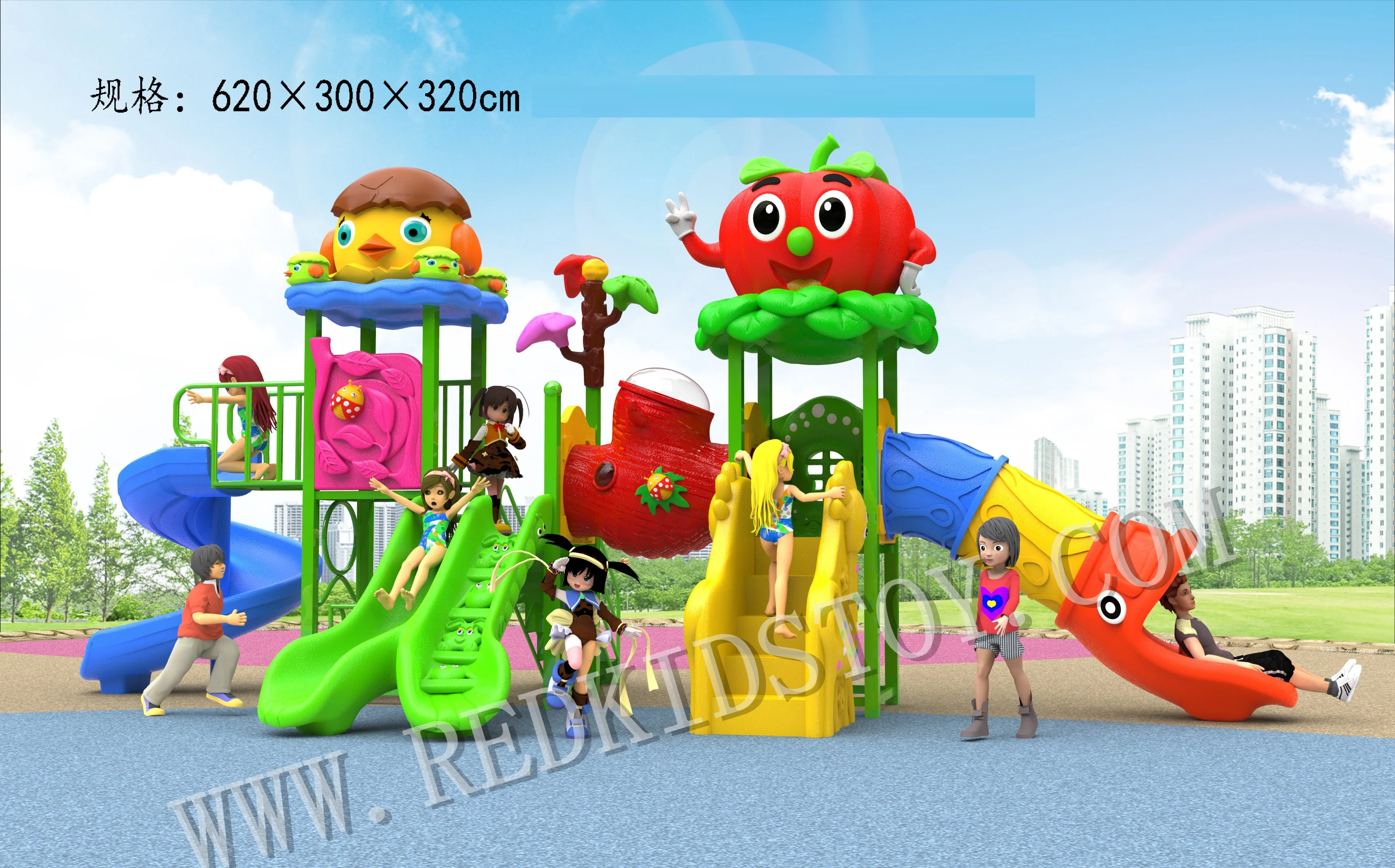 Hot Sale!!! Best Price Cute Outdoor Playground Structure For Children 50mmx50mm Square Pole