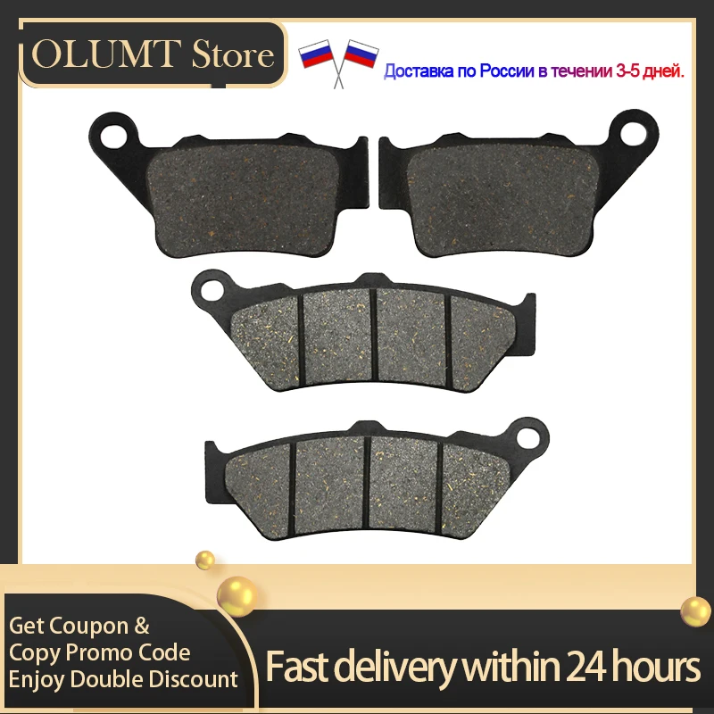 

Motorcycle Accessory Front and Rear Brake Pads Kits For HONDA CB500 V/W/SW/X/SX/Y/SY/2/S2 SRL650V SRL650W FX650 NX500 NX650