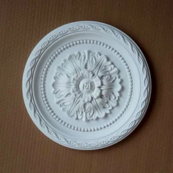 PU Decorative Ceiling Rose Pendant Lamp base panel Paterage Ceiling Moulding rosette Light plate Medallion chandelier decoration